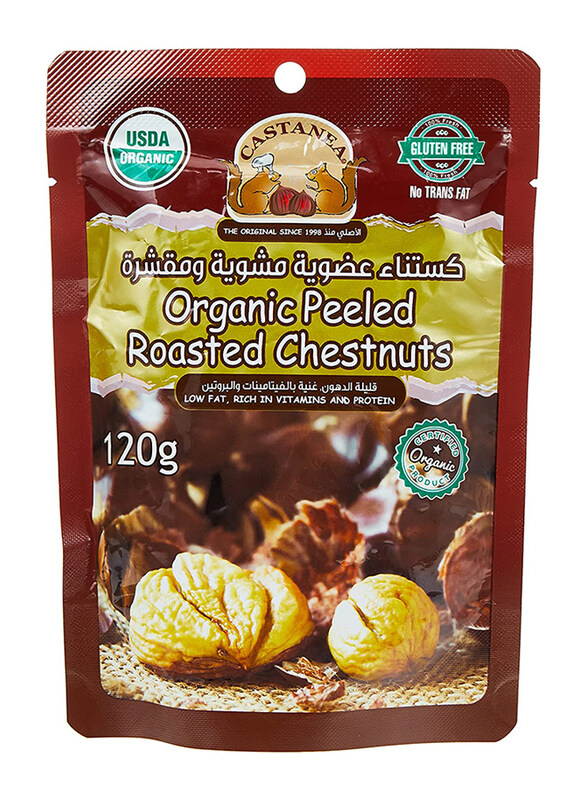 

Castania Organic Peeled Roasted Chestnuts, 120g