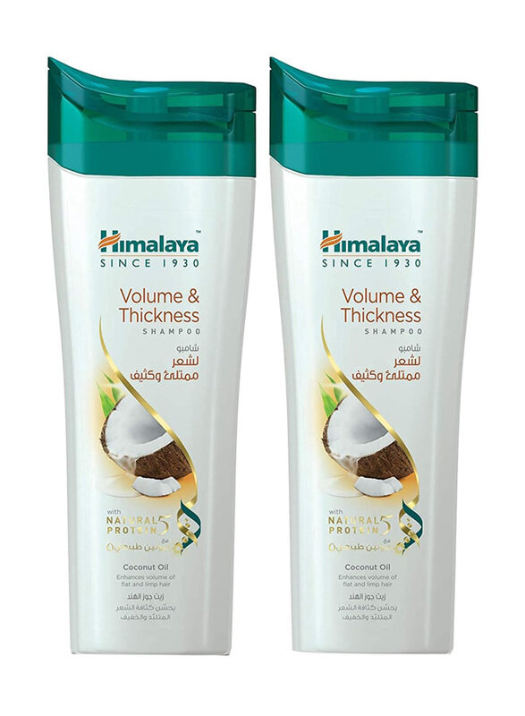 

Himalaya Volume & Thickness Shampoo for All Hair Types, 2 x 400ml