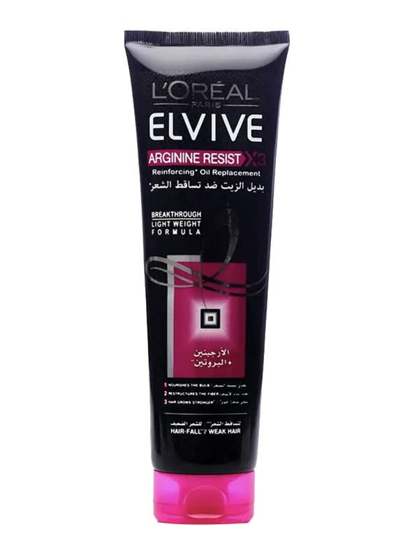 L'Oreal Paris Elvive Arginin Restist Oil Replacement for Hair Fall Control, 300ml