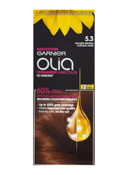 Garnier Olia Permanent Hair Color, 5.3 Golden Brown