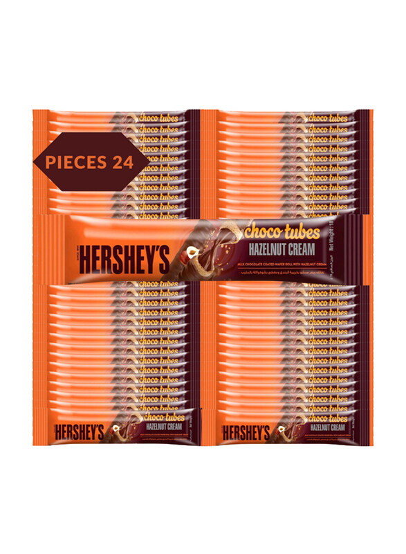 

Hersheys Hershey's Choco Tube Hazelnut Cream, 24 x 18g