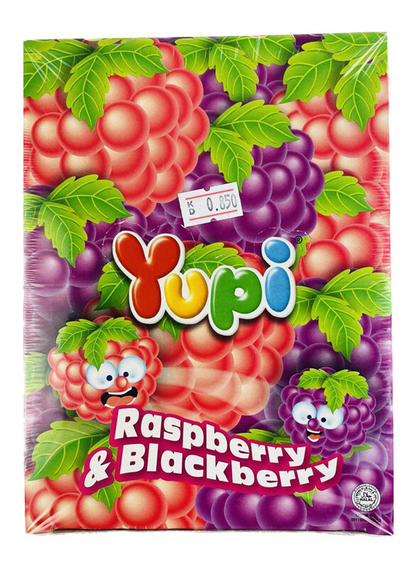 

Yupi Raspberry & Black Berry Gummies, 24 x 18g