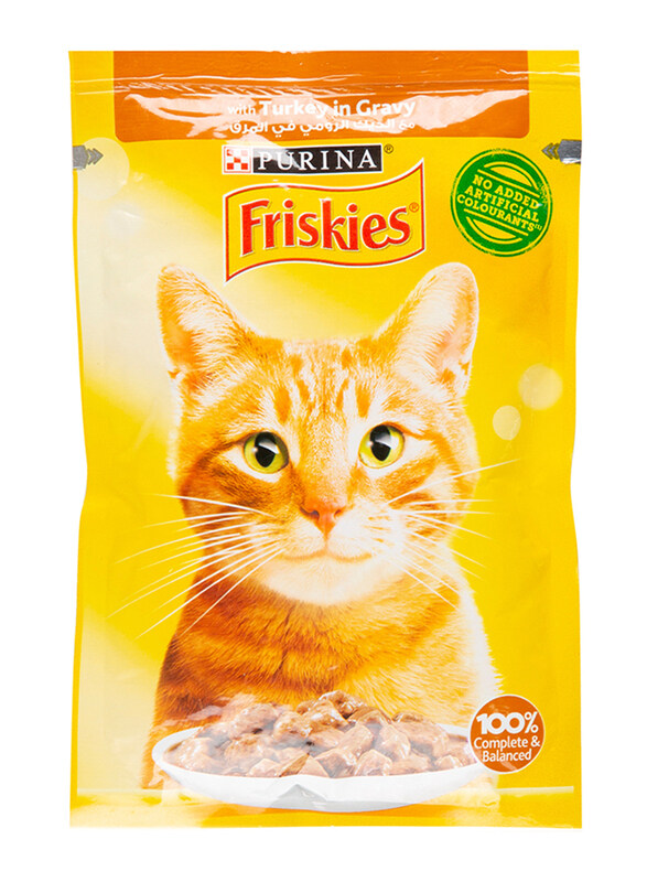 

Purina Friskies Cig Turkey in Gravy Wet Cat Food, 85g