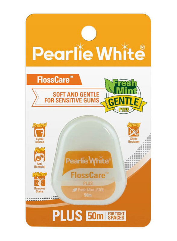 

Pearlie White Fresh Mint Gentle Flosscare, 50M, One Size