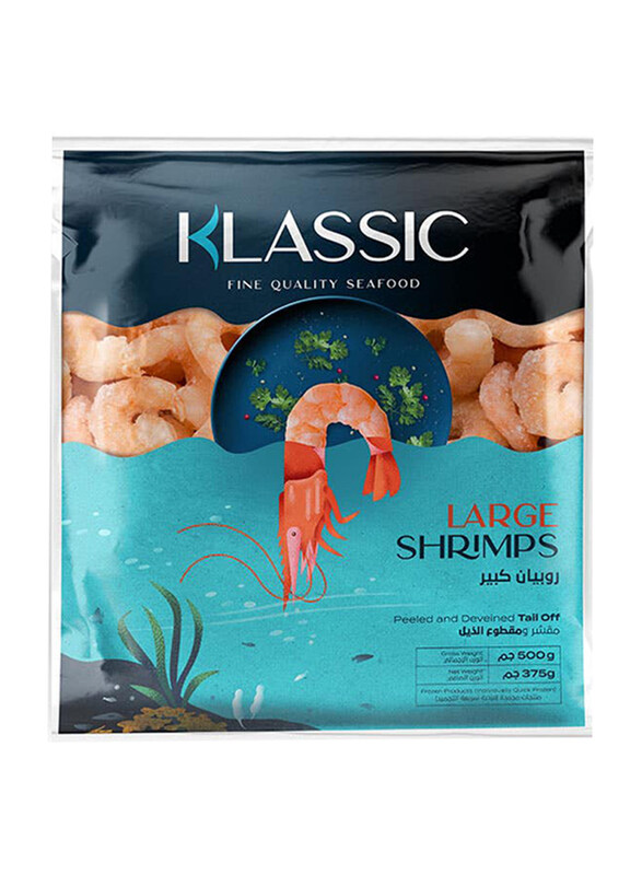 

Klassic Tail Off Large Shrimps, 500g