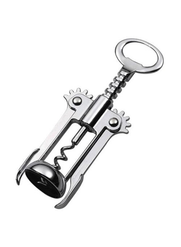 

Pedrini Chromed Corkscrew with Bottle Opener, Silver