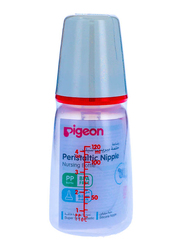 Pigeon Nursing Bottle with Peristaltic Nipple and Cap, 120ml, Clear