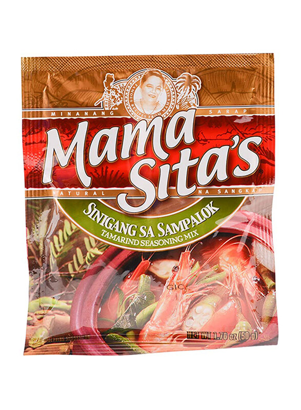 

Mama Sita's Sinigang Sampalok Tamarind Seasoning Mix, 50g