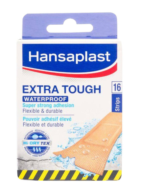 

Hansaplast Extra Tough Waterproof Plaster, 16 Strips