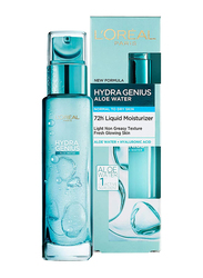 L'Oreal Paris Hydra Genius Aloe Water & Hyaluronic Acid 72H Liquid Moisturizer, 70ml