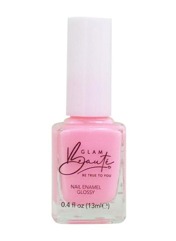 GlamBeaute Be True To You Nail Enamel, 13ml, 02 French Pink, Pink