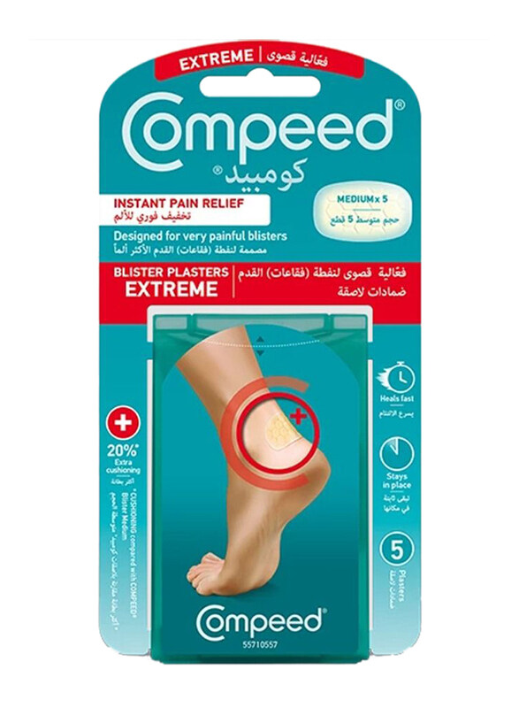 

Compeed Instant Pain Relief Blister Extreme, 5 Pieces