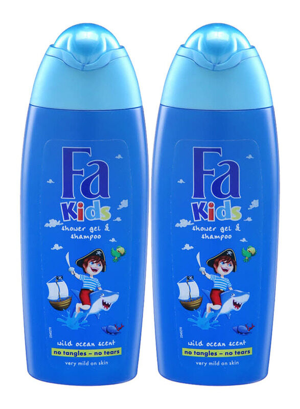 

Fa Wild Ocean Scent Shower Gel & Shampoo, 2x250ml