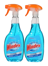 Windex Glass Cleaner Spray, 2 Piece x 750ml