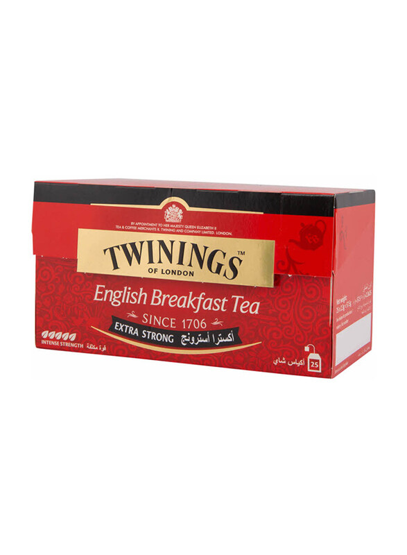

Twinings Extra Strong English Breakfast Tea, 25 Tea Bags