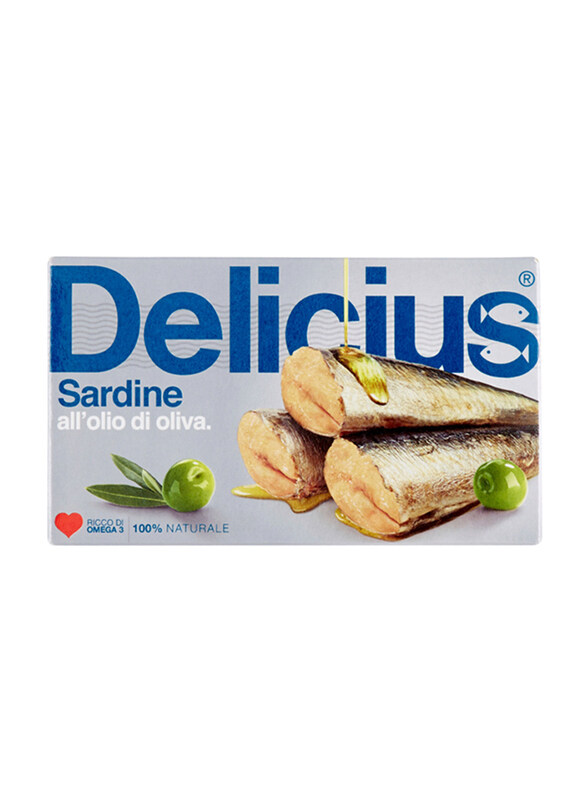 

Delicius Canned Olive Oil Sardines, 120g