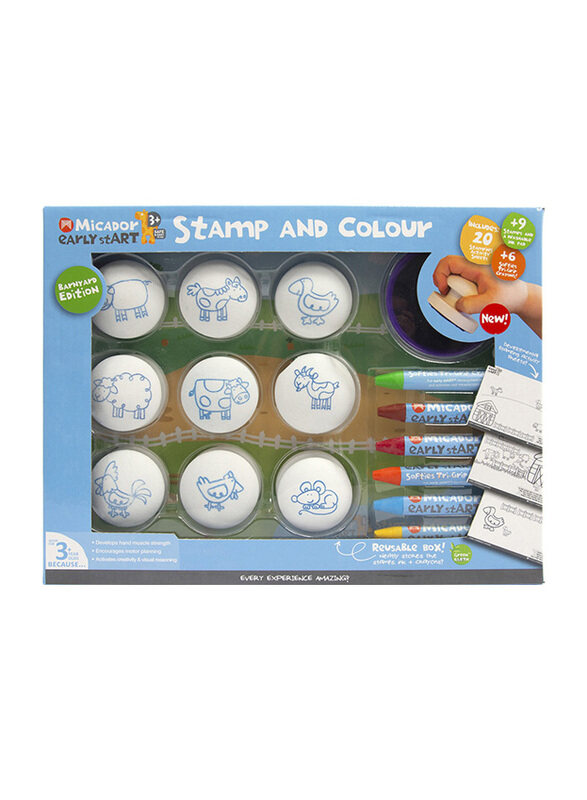 

Micador Early Start Stamp & Color Barnyard Set, Multicolour