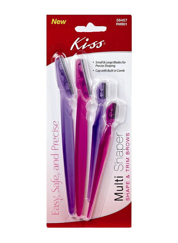 

Kiss Shape & Trim Eyebrow Trimmer, RMB01, Purple/Pink