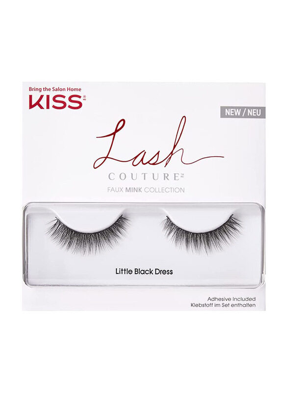 

Kiss Lash Couture False Eyelashes, KLCS02C, Black