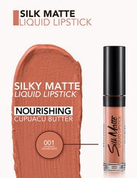 Flormar Silk Matte Liquid Lipstick, 001 Undressed, Beige