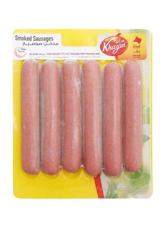 

Khazan Smoked Beef Sausages, 250 grams