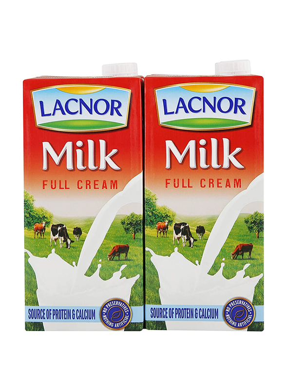 

Lacnor UHT Full Fat Cream Milk, 4 x 1 Liter