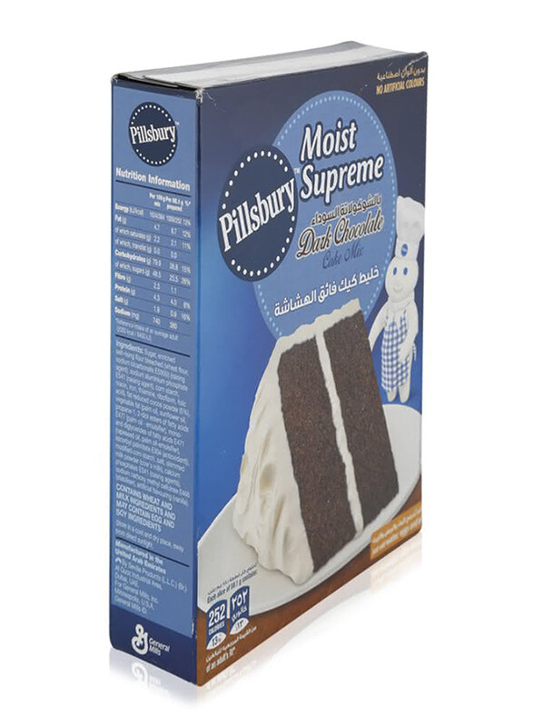 

Pillsbury Moist Supreme Dark Chocolate Cake Mix, 485g