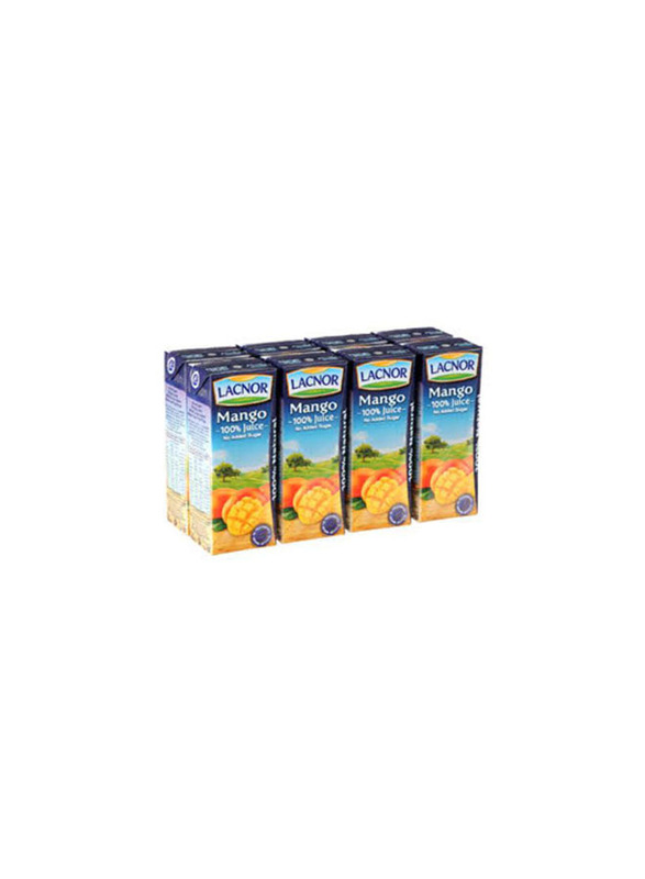 Lacnor Mango Juice Box, 8 Box x 180ml