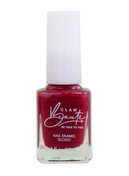 GlamBeaute Be True To You Nail Enamel, 13ml, 20 Brick Over, Red