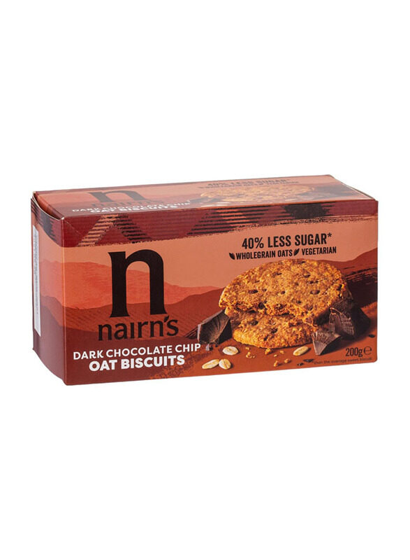 

Nairn's Dark Chocolate Chip Oat Biscuits, 200g