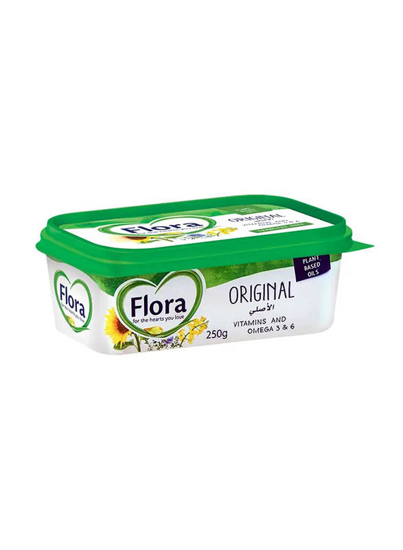 Flora Original Margarine Vegetable Oil Spread, 250g