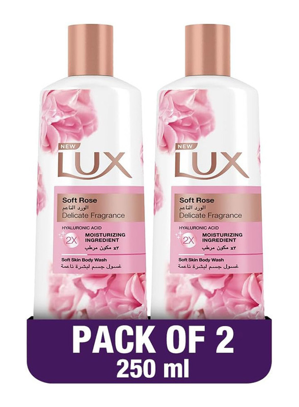 

Lux Soft Rose Body Wash, 2 Pieces x 250ml