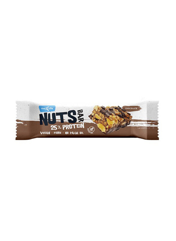 

Maxsport Gluten-Free Vegan Protein 25% Bar Nuts In Dark Chocolate, 40g