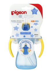 Pigeon BPA Free Petite Straw Bottle, 150ml, Blue