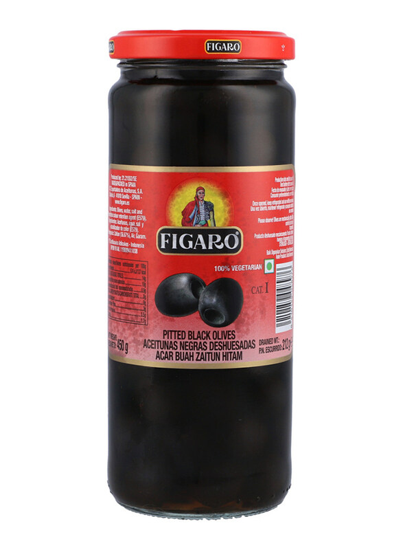 

Figaro Pitted Black Olives, 212g