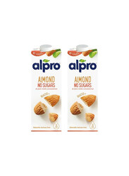 Alpro Almond Unsweetend Drink, 2 Pack X 1Litre