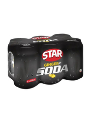Star Ginger Soda, 6 x 300ml