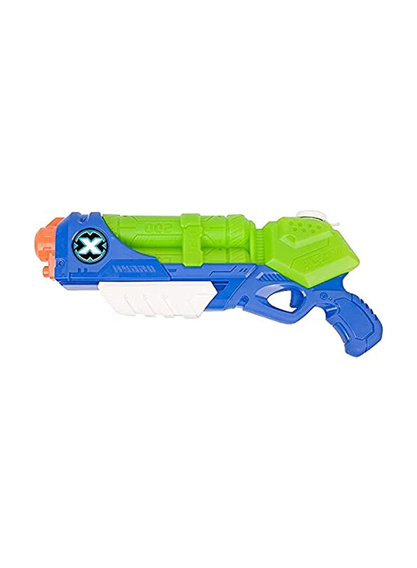 

X-SHOT Water Blaster Typhoon Thunder Warfare-Medium with Hang Tag, Blue/Green