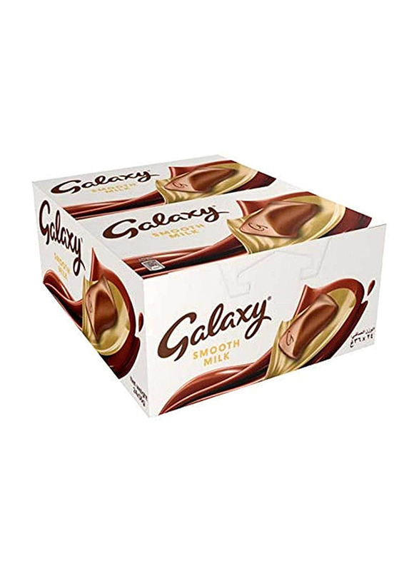 Galaxy Smooth Milk Chocolate, 24 Pieces x 36g