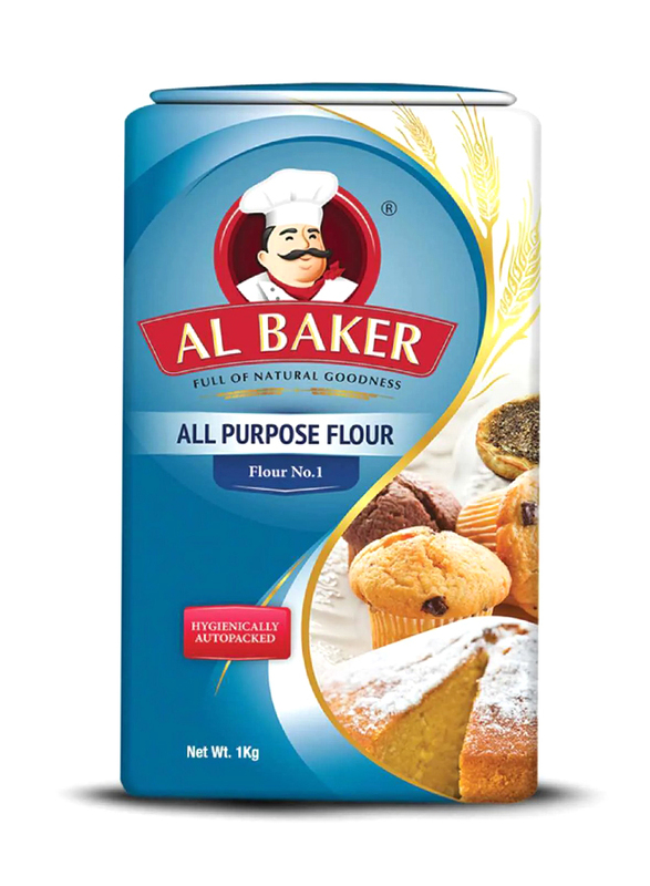 Al Baker All Purpose Plain Flour, 1 Kg