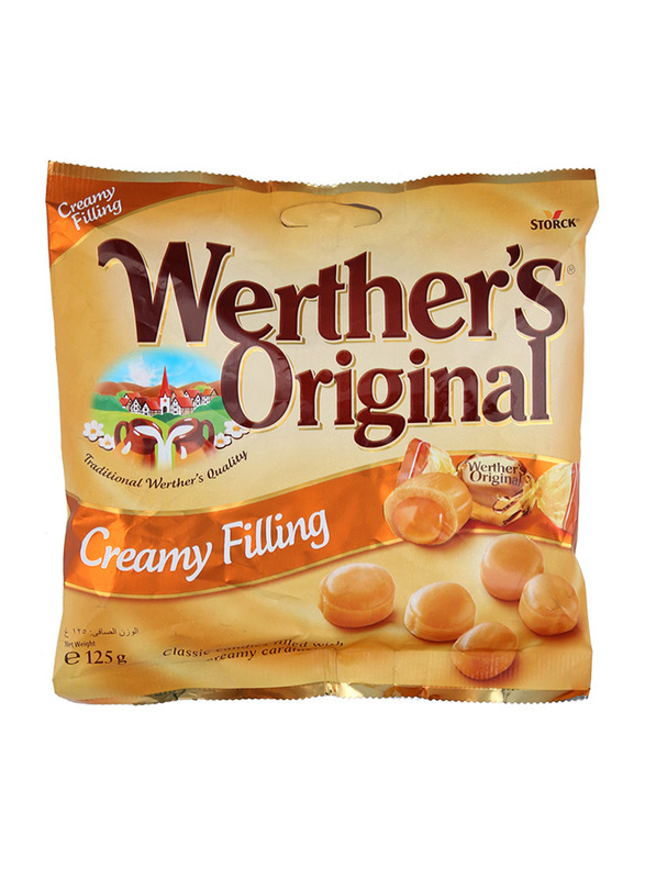 Storck Original Traditional Werther's Quality Creamy Caramel Candies, 125g