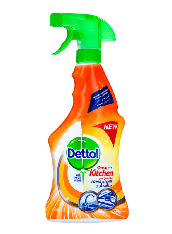 Dettol Orange Healthy Kitchen Power Cleaner Trigger Spray, 500ml