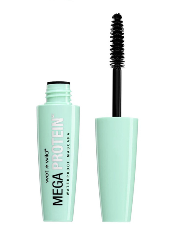 Wet N Wild Mega Protein Waterproof Mascara, Very Black, Black