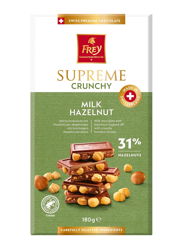 

Frey Supreme Milk Hazelnuts Chocolate Bar, 100g