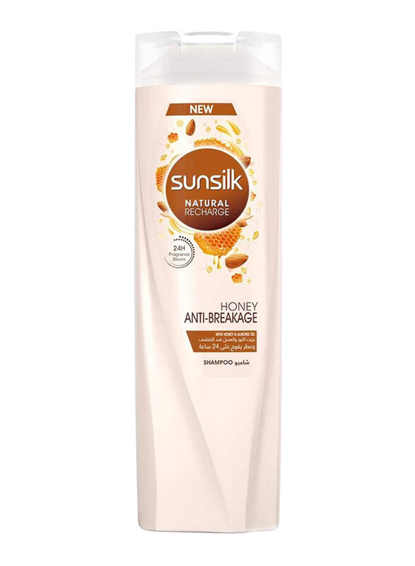 

Sunsilk Natural Recharge Honey Anti-Breakage Shampoo for All Hair Types, 400ml