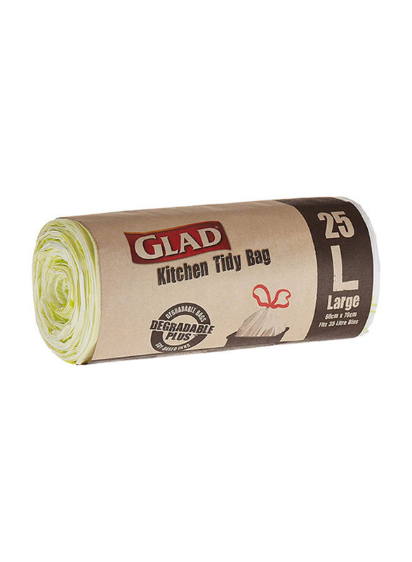 Glad Kitchen Tidy Bags, Large, 25 Bags