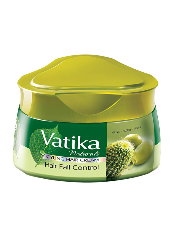 

Dabur Vatika Naturals Hair Fall Control Styling Hair Cream for Anti Hairfall, 140ml