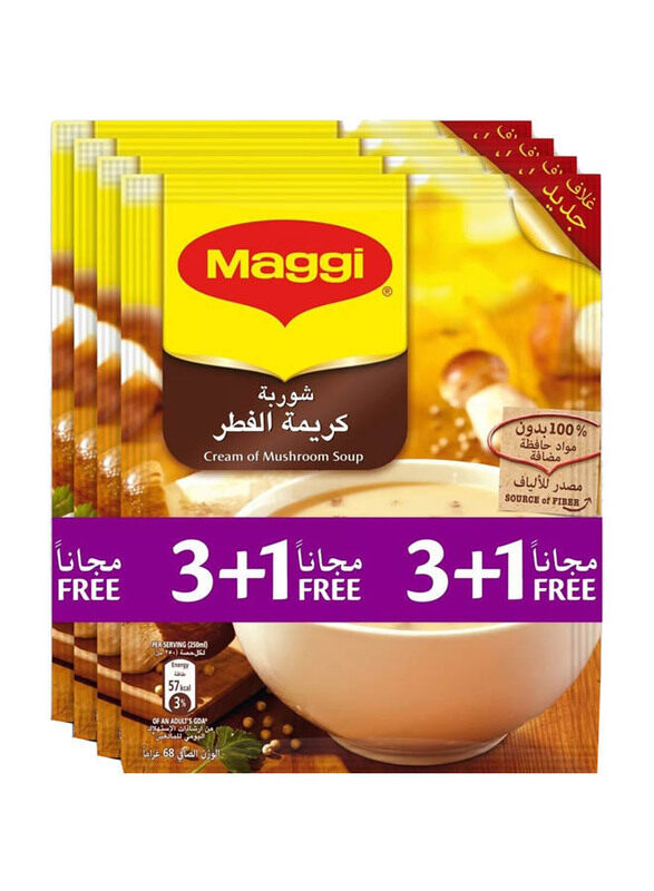 

Maggi Cream Of Mushroom Soup, 4 x 68g