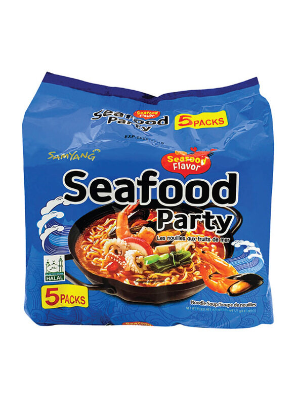 

Samyang Seafood Party Noodles, 5 x 125g