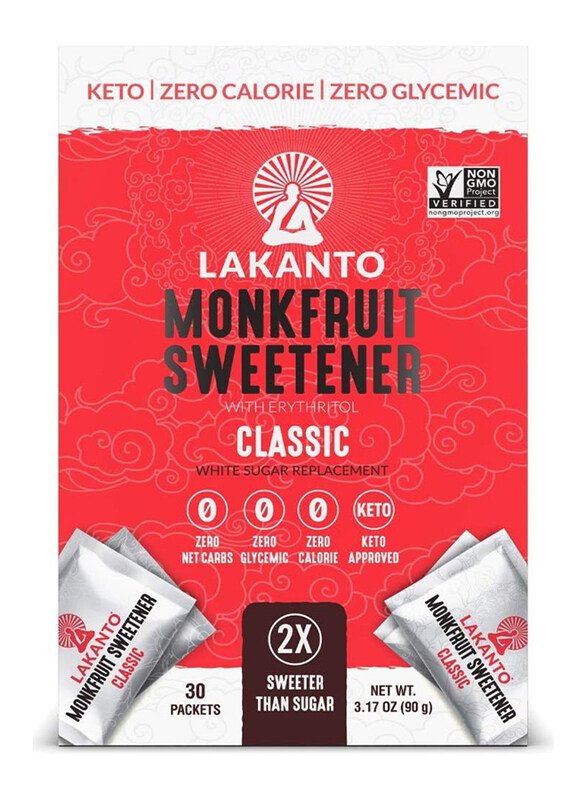 

Lakanto Monkfruit Classic 2x Sweetener, 90g